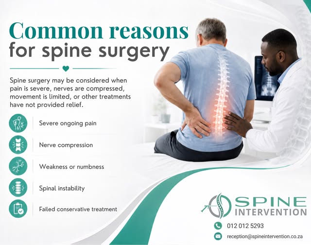 Common Reasons for Spine Surgery