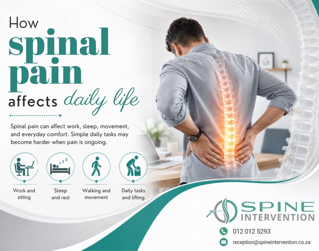 How Spinal Pain Affects Daily Life
