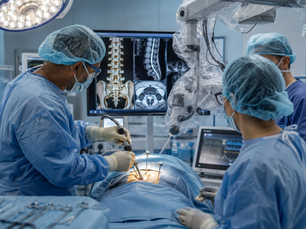 Minimally invasive spine surgery