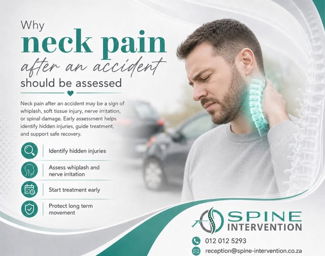 Why Neck Pain After an Accident Should be Assessed