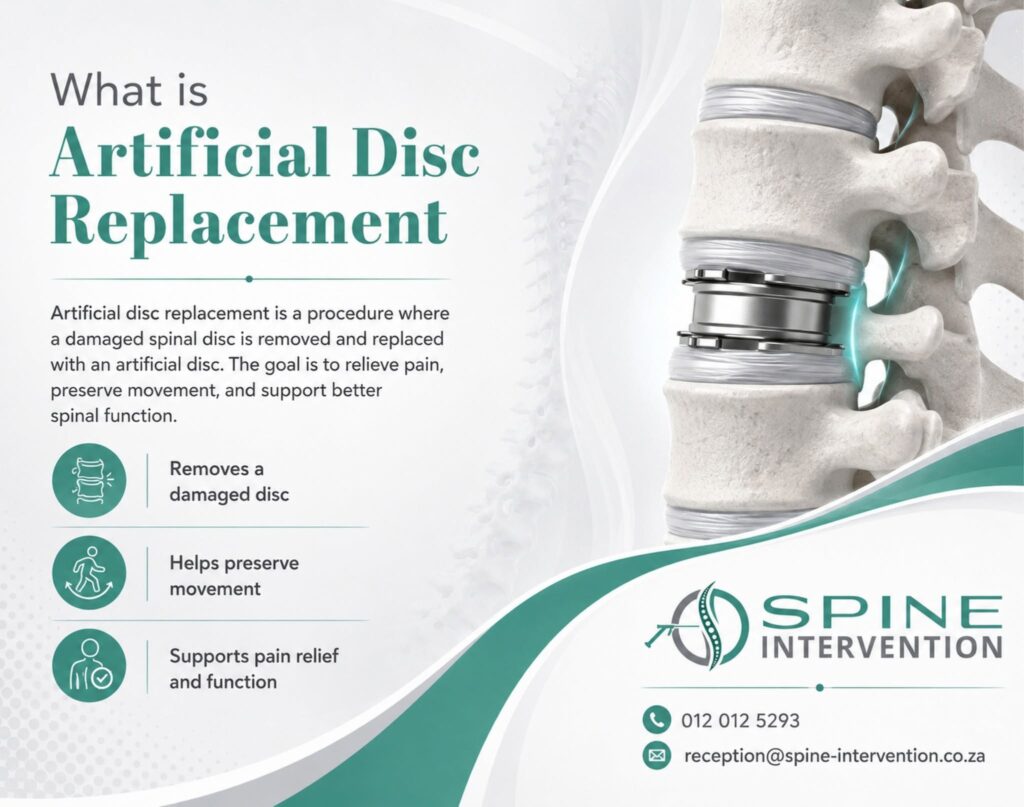artificial disc replacement